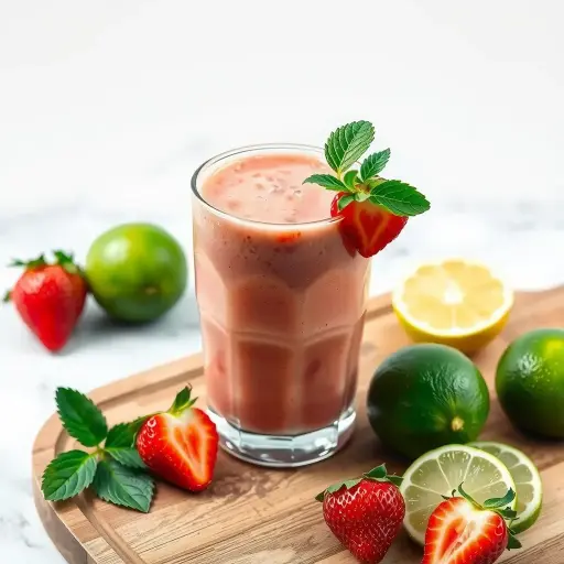 Strawberry Lime Smoothie